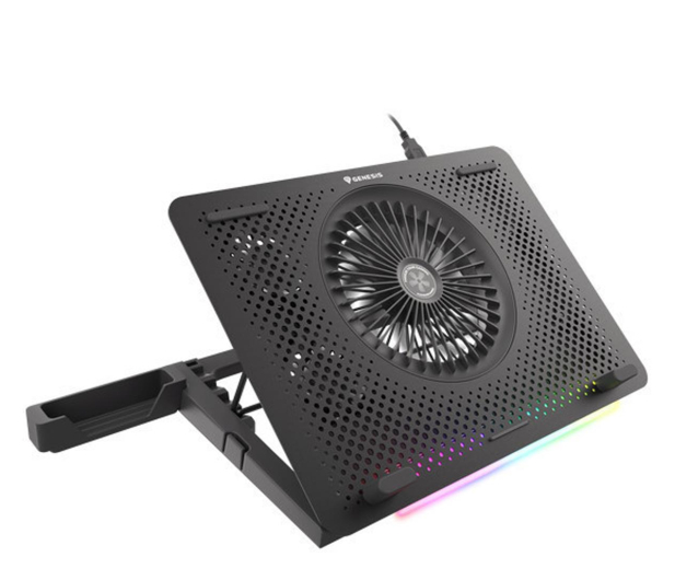 GENESIS OXID 450 RGB 15.6" Z WENTYLATOREM, PODŚWIETLENIE, 2 USB - 1077233 - zdjęcie